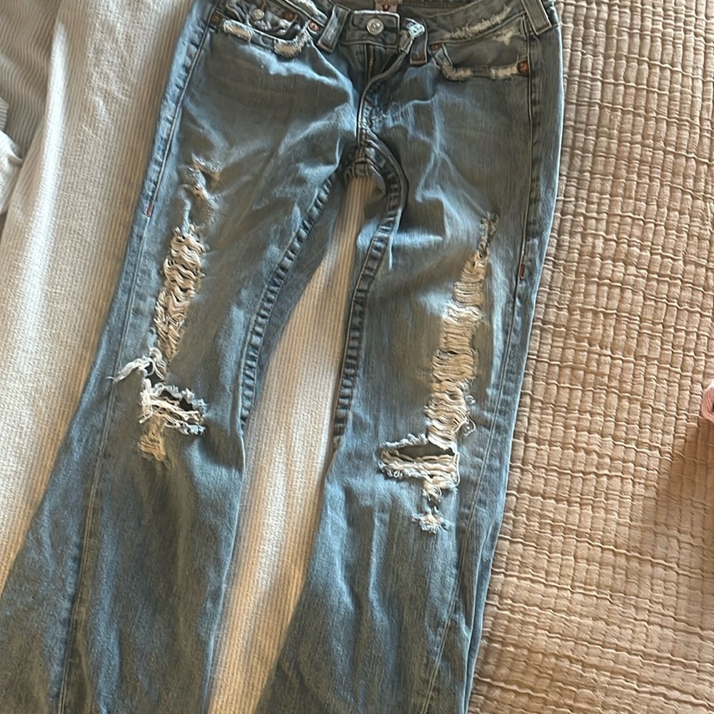 True religion distressed jeans